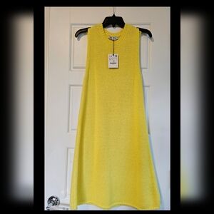 Zara Yellow Knit Dress